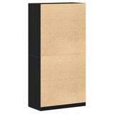 Armoire Chêne noir 100 x 50 x 200 cm Bois d'ingénierie