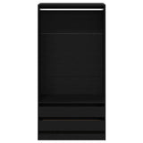 Armoire Chêne noir 100 x 50 x 200 cm Bois d'ingénierie