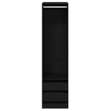 Armoire Chêne noir 50 x 50 x 200 cm Bois d'ingénierie