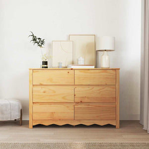 Commode Drammen Chêne 111 x 43 x 73,5 cm Bois de pin massif