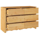 Commode Drammen Chêne 111 x 43 x 73,5 cm Bois de pin massif