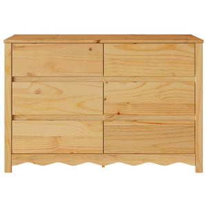 Commode Drammen Chêne 111 x 43 x 73,5 cm Bois de pin massif