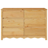 Commode Drammen Chêne 111 x 43 x 73,5 cm Bois de pin massif