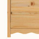 Commode Drammen Chêne 76,5 x 40 x 91 cm Bois de pin massif