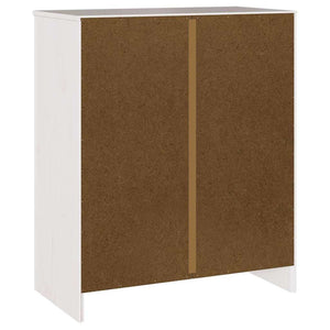 Commode Drammen Blanc 76,5 x 40 x 91 cm Bois de pin massif