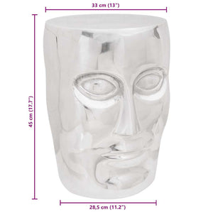 Tabouret Argent Aluminium