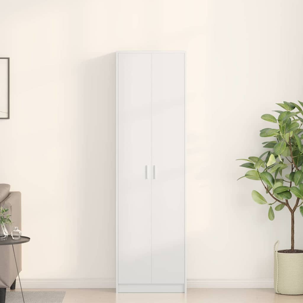Armoire avec étagère Blanc 55 x 25 x 189 cm Bois d'ingénierie