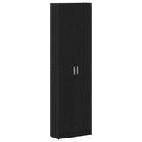 Armoire Chêne noir 55 x 25 x 189 cm Bois d'ingénierie