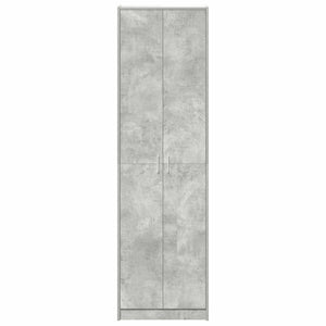 Armoire Gris béton 55 x 25 x 189 cm Bois d'ingénierie