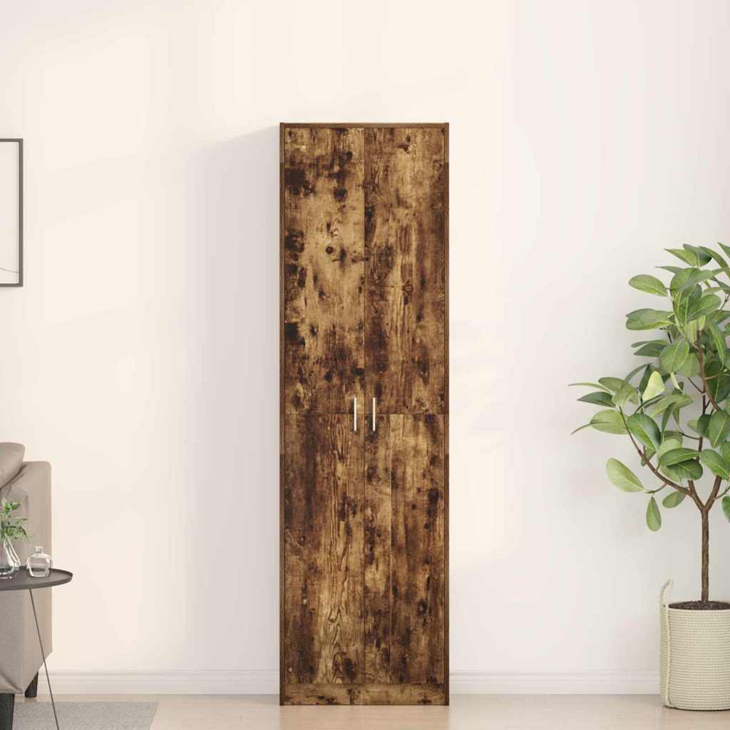 Armoire Chêne fumé 55 x 25 x 189 cm Bois d'ingénierie