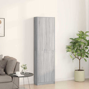 Armoire Sonoma gris 55 x 25 x 189 cm Bois d'ingénierie