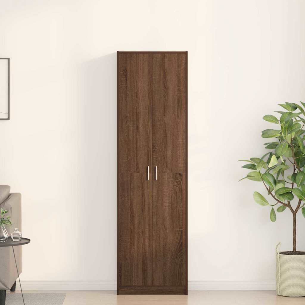 Armoire Chêne marron 55 x 25 x 189 cm Bois d'ingénierie