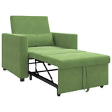 Canapé Lit Simple Vert clair 90 x 165 x 87 cm Velours