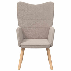 Fauteuil relaxant Gris clair 62 x 67 x 95.5 cm tissu
