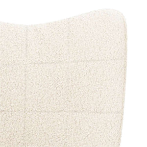 Fauteuil relaxant Crème 62 x 67 x 95.5 cm tissu