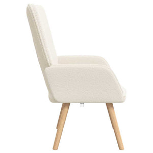 Fauteuil relaxant Crème 62 x 67 x 95.5 cm tissu