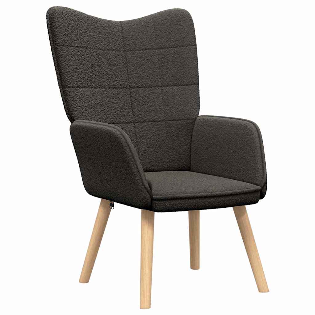 Fauteuil relaxant Gris foncé 62 x 67 x 95.5 cm tissu