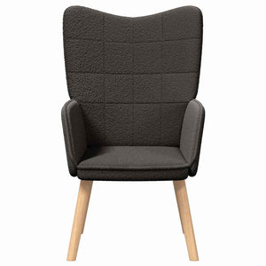 Fauteuil relaxant Gris foncé 62 x 67 x 95.5 cm tissu