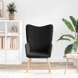 Fauteuil relaxant Noir 62 x 67 x 95.5 cm tissu
