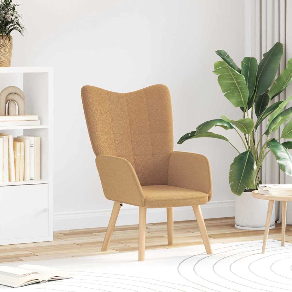 Fauteuil relaxant Beige 62 x 67 x 95.5 cm tissu