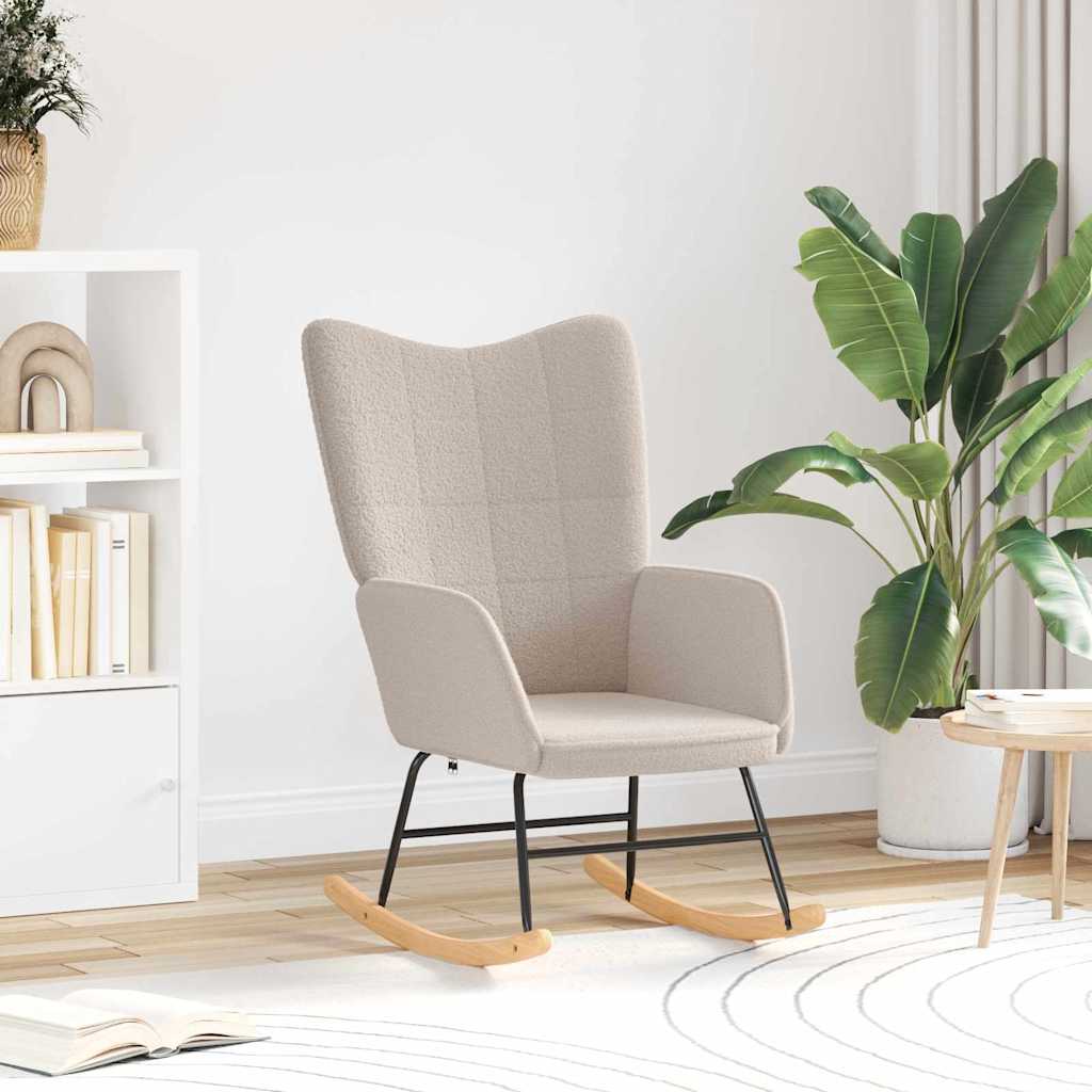 Fauteuil relaxant Gris clair 61 x 78 x 98 cm tissu