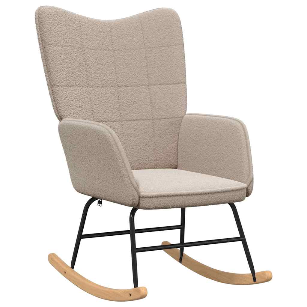 Fauteuil relaxant Gris clair 61 x 78 x 98 cm tissu