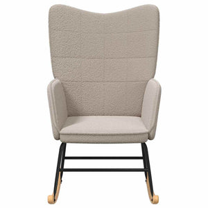 Fauteuil relaxant Gris clair 61 x 78 x 98 cm tissu