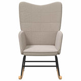 Fauteuil relaxant Gris clair 61 x 78 x 98 cm tissu
