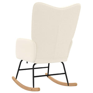 Fauteuil relaxant Crème 61 x 78 x 98 cm tissu