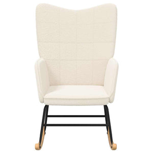 Fauteuil relaxant Crème 61 x 78 x 98 cm tissu