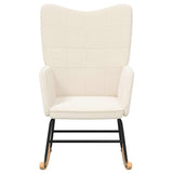 Fauteuil relaxant Crème 61 x 78 x 98 cm tissu