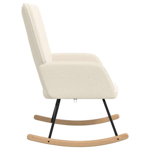 Fauteuil relaxant Crème 61 x 78 x 98 cm tissu