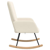 Fauteuil relaxant Crème 61 x 78 x 98 cm tissu