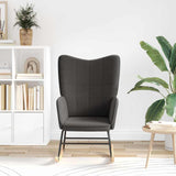 Fauteuil relaxant Gris foncé 61 x 78 x 98 cm tissu
