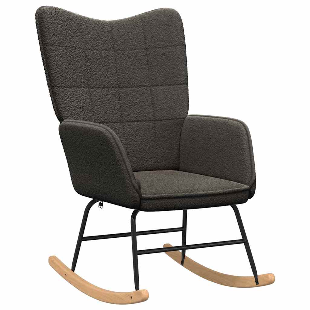 Fauteuil relaxant Gris foncé 61 x 78 x 98 cm tissu