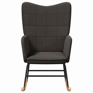 Fauteuil relaxant Gris foncé 61 x 78 x 98 cm tissu