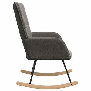 Fauteuil relaxant Gris foncé 61 x 78 x 98 cm tissu