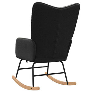Fauteuil relaxant Noir 61 x 78 x 98 cm tissu