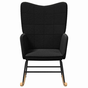 Fauteuil relaxant Noir 61 x 78 x 98 cm tissu