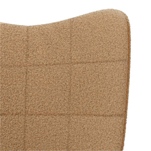 Fauteuil relaxant Beige 61 x 78 x 98 cm tissu
