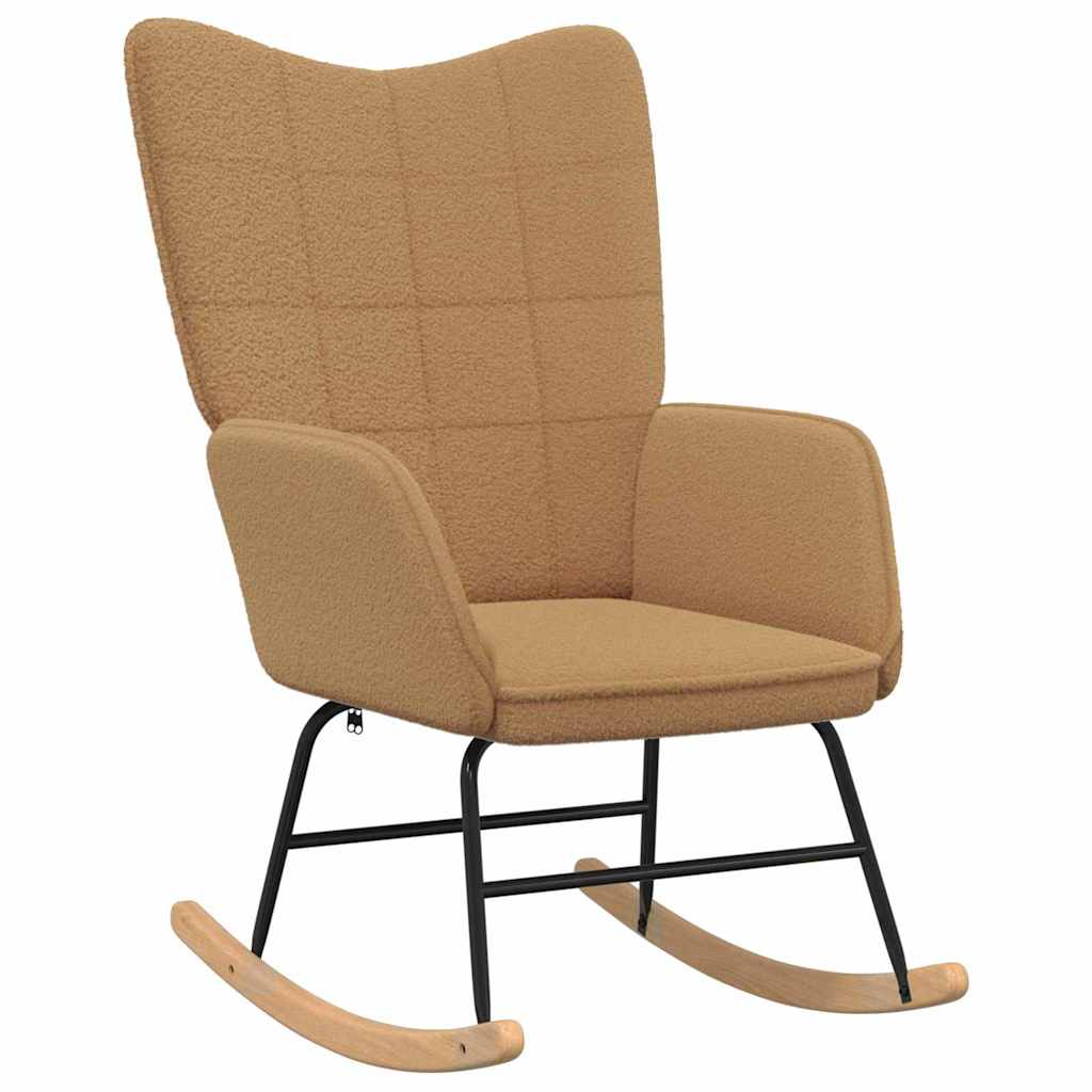 Fauteuil relaxant Beige 61 x 78 x 98 cm tissu