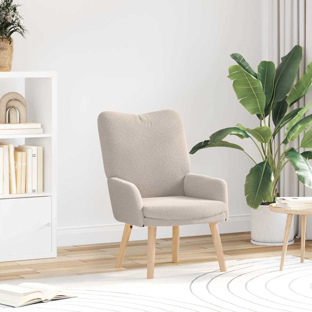 Fauteuil relaxant Gris clair 63 x 67 x 94 cm tissu