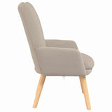 Fauteuil relaxant Gris clair 63 x 67 x 94 cm tissu