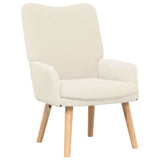 Fauteuil relaxant Crème 63 x 67 x 94 cm tissu