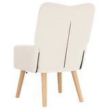 Fauteuil relaxant Crème 63 x 67 x 94 cm tissu