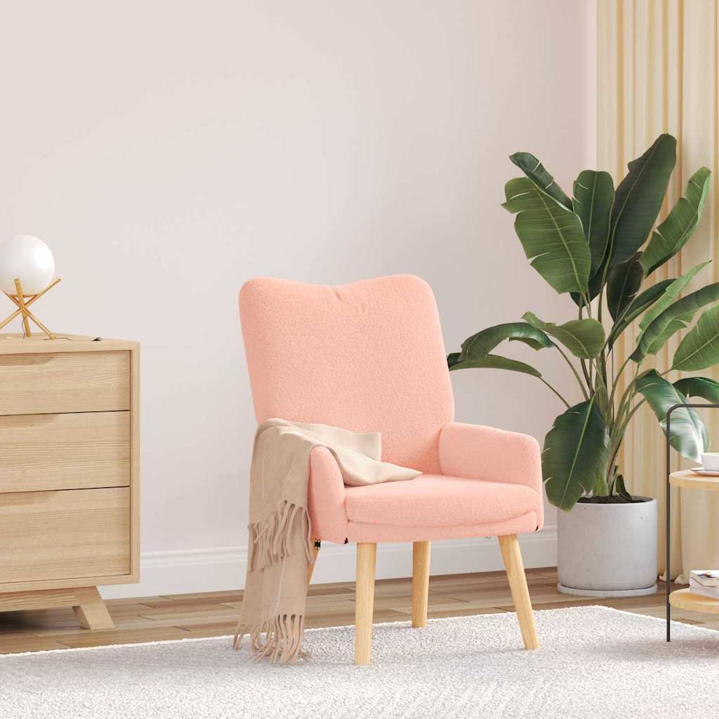 Fauteuil relaxant Rose 63 x 67 x 94 cm tissu