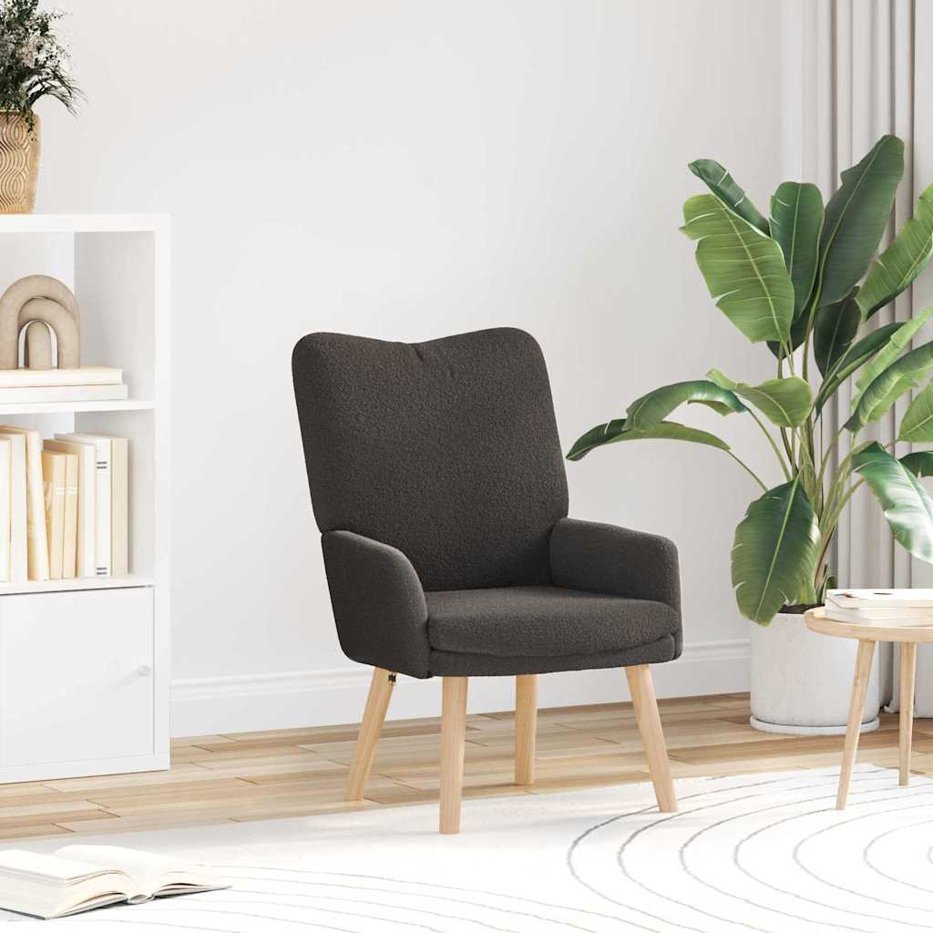Fauteuil relaxant Gris foncé 63 x 67 x 94 cm tissu