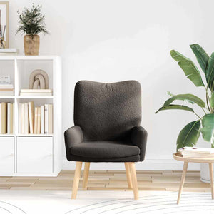 Fauteuil relaxant Gris foncé 63 x 67 x 94 cm tissu