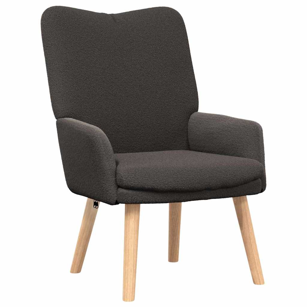 Fauteuil relaxant Gris foncé 63 x 67 x 94 cm tissu