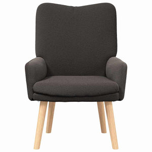 Fauteuil relaxant Gris foncé 63 x 67 x 94 cm tissu